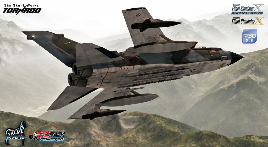 Sim Skunk Works PA-200 Tornado for P3D 2.5 is out!